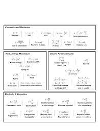 Mcat Formula Sheet Freemcatprep Com