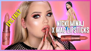 nicki minaj x mac lipsticks