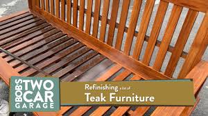 restoring teak furniture you