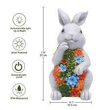 Goodeco Solar Garden Statue Rabbit