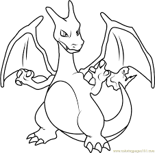 Chibi shiny charizard for my good friend 's bday charizard (c) nintendo royal shiny charizard gallery of wartortle coloring pages, all free to download. Charizard Pokemon Coloring Page For Kids Free Pokemon Printable Coloring Pages Online For Kids Coloringpages101 Com Coloring Pages For Kids