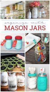 Organize With Mason Jars