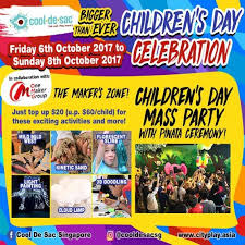 All the un member countries celebrate world children's day according to their specified dates. Children S Day Celebration Tickikids Singapore