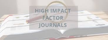 journals with high impact factor in 2024