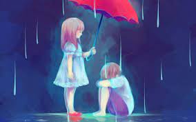 Rain Girl Sad Anime Wallpapers - Top ...