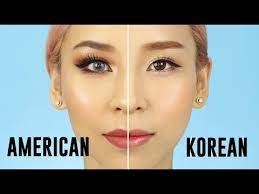 american vs korean style makeup 2017