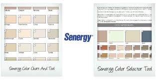Senergy Color Tool Stucco Colors Color Chart