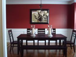 Simple Formal Red Dining Room Most