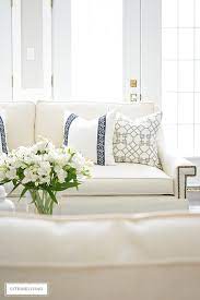Living Room Reveal With New White Sofas