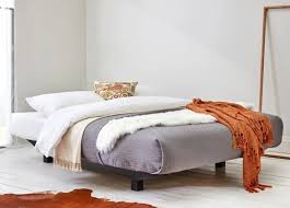 Solid Wood Floating Small Double Bed