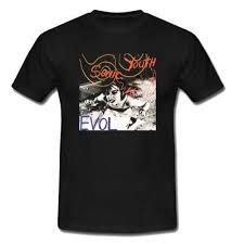 Sonic Youth Evol Band Tee Black Cotton Tshirt Mens T Shirt Size S To 3xl 100 Cotton Short Sleeve O Neck T Shirt Top Tee Basic