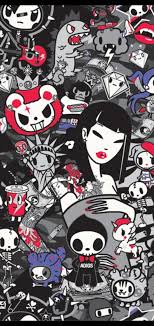 Here you may look at the best collection of tokidoki desktop wallpapers. Tokidoki Collage 2 By Mzzelaineous86 Galaxy S10 Hole Punch Wallpaper