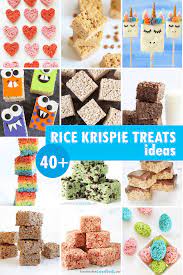 creative and easy rice krispie treats