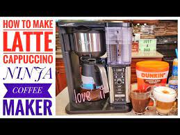 how to make latte cappuccino ninja 10