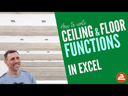 ceiling and floor excel functions with