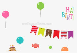 Label souvenir ulang tahun anak tema hello kitty. Anak Kartun Selamat Ulang Tahun Dinding Decal Stiker Birthday Hd Png Download Transparent Png Image Pngitem