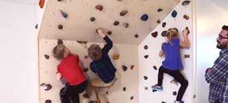 How This Dad Built A Rock Climbing Wall