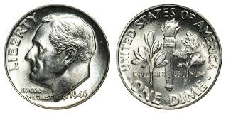 1946 Roosevelt Silver Dime Coin Value Prices Photos Info