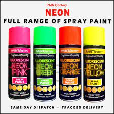 Neon Spray Paint Aerosol Primer Gloss