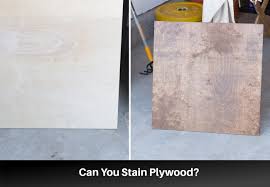 can you stain plywood