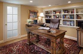 Basement Home Office Design And