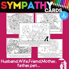 coloring sympathy cards make your own