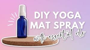 diy organic yoga mat cleaner using