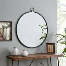 Large Round Wall Mirror Contemporary