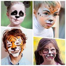 Halloween Kinderschminken Panda Make Up Bengalischer Tiger Hund Schminkideen Kinder Schminken Halloween Make Up Fur Kinder Kinderschminken