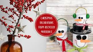 50 recycled christmas decorations made
