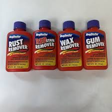rug doctor gum rust wax red stain