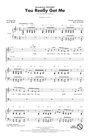 When the kinks heard this first version they hated the results. The Kinks You Really Got Me Arr Mac Huff Sheet Music Pdf Notes Chords Rock Score 3 Part Mixed Choir Download Printable Sku 437233