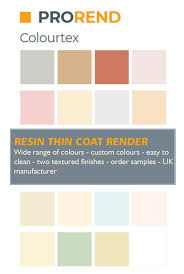 Custom Colour Render Prorend Colourtex From Uk