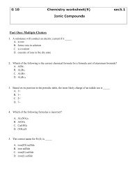 g 10 chemistry worksheet 9 sec5 1 ionic