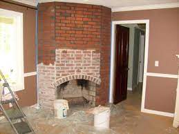 fireplace mantel red brick fireplaces
