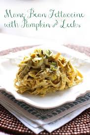 mung bean and edamame fettuccine with