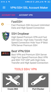 Maybe you would like to learn more about one of these? Vpn Ssh Ssl Account Maker Apk 2 0 Download For Android Download Vpn Ssh Ssl Account Maker Apk Latest Version Apkfab Com