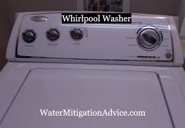 whirlpool washer reset water
