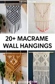 20 free macrame wall hanging patterns