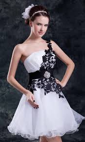 Get the best deals on black and short white wedding dresses and save up to 70% off at poshmark now! Black And White Short Tulle Princess Graduation Dress Ksp375 94 00