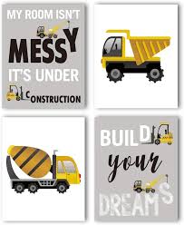 This item has 33 required items. Amazon Com Construction Truck Picture Cartoon Construction Transport Vehicle Art Print Set Of 4 10 X8 Canvas Funny Inspirational Words Poster Painting For Nursery Or Kid Boy Room Home Decor No Frame Everything Else