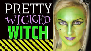 wicked witch makeup face painting for