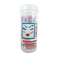 face print makeup removing wipes one