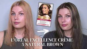 natural brown permanent hair dye review