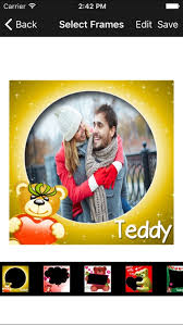 teddy day free photo frame editor for