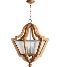 Quorum International Ashford 6 Light Pendant In Provincial With Rustic Iron Accents 8163 6 23