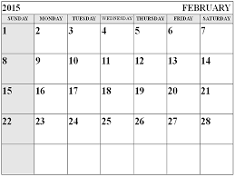 Monthly Calendar Printable 2015 Monthly Calendar Printable 2015