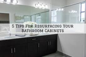 resurfacing your bathroom cabinets