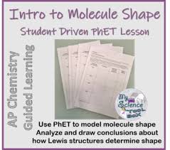 Abinit also can optimize the geometry, perform molecular dynamics simulations, or generate dynamical matrices. Molecular Geometry Activity Worksheets Teachers Pay Teachers