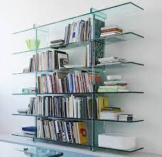 Glass Bookcase Glass Bookshelves